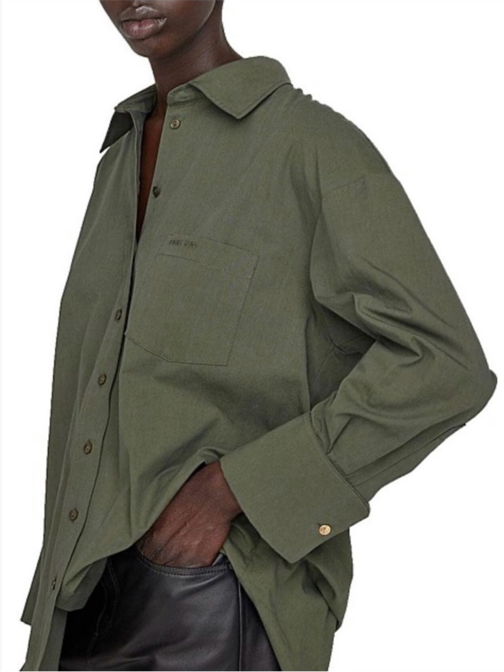 Anine Bing Kori Button Down Shirt